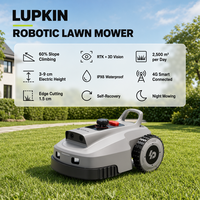 Mesin pemotong rumput elektrik Remote Control, mesin pemotong rumput Taman Orchard otomatis Robot Remote Control