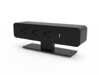 Barre d'alimentation modulaire OMNI avec ports USB, station d'alimentation de bureau industrielle pour la charge de plusieurs appareils de bureau