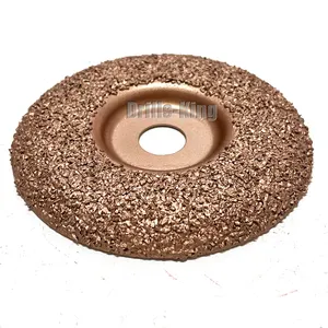 125 Brazed Tungsten Carbide Wood Cutting Lustro Moagem Disco para Polimento Madeira Shaping Disc Pedra Tire Desbaste Borracha Tecido
