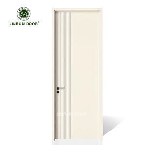 Moderne <span class=keywords><strong>design</strong></span> HDF houten deuren 40/45/50mm dikte deurblad voor binnen, hotel, slaapkamer, ziekenhuis, waterdichte houten deur - Product Image 1