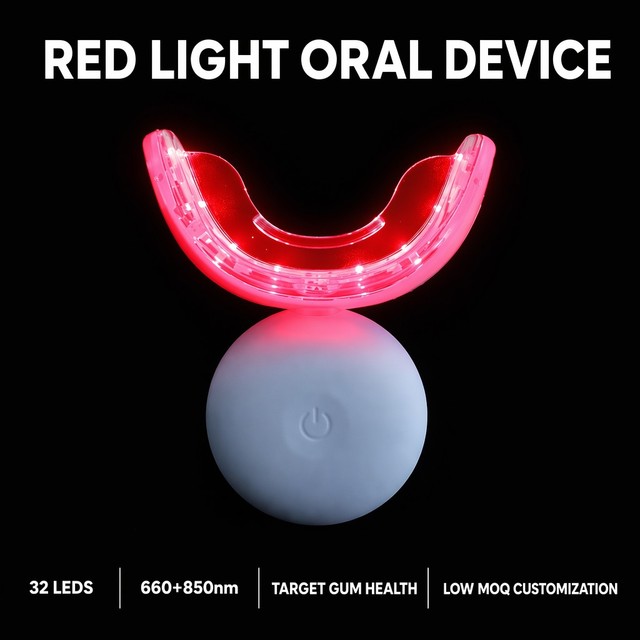 Factory Supply Oral Therapy Equipment Red Light 660nm+850nm Powerful Light Therapy Device for Reducing Inflammation