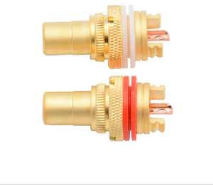 Hoge Kwaliteit Puur Verkoperde Goud <span class=keywords><strong>Rca</strong></span> Vrouwelijke Lotus Socket Geluidsversterker Uitgang <span class=keywords><strong>Audio</strong></span> Signaal Terminal - Product Image 3