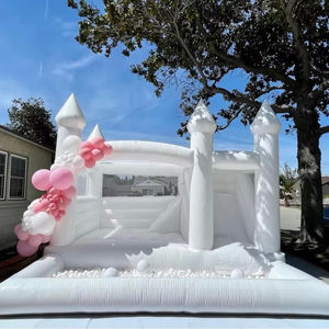 WINSUN mini gonflable blanc gonflable pour la fête d'enfants videur pas cher avec ventilateur meilleur <span class=keywords><strong>prix</strong></span> château gonflable de mariage blanc à vendre - Product Image 6