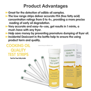 Tiras reactivas de alta sensibilidad para el ácido oleico en aceites comestibles, <span class=keywords><strong>30</strong></span> pruebas por botella - Product Image 2