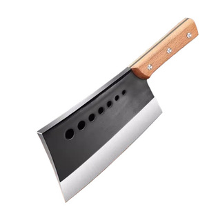 Seven Star Knife Bone Chopping Knife 19 Cm Carbon Steel Hand Forged Butcher Knife - Product Image 5