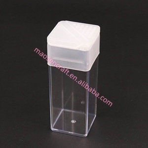 Plástico transparente a granel PS Square <span class=keywords><strong>Shaker</strong></span> 1,5 oz 4,5 oz Glitter <span class=keywords><strong>Shaker</strong></span> Botellas para embalaje Glitter - Product Image 4