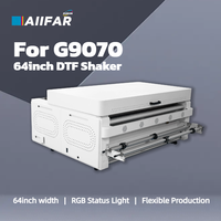 Machine à secouer la poudre DTF industrielle G9070 64 pouces/160 cm avec four de séchage intégré pour imprimante DTF