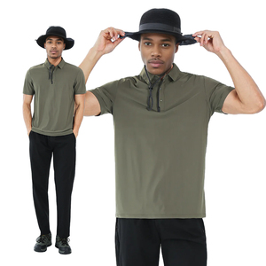 Polo homme tendance 2025, tissu doux, look vintage personnalisé, extensible dans les 4 sens, anti-rétrécissement, polo décontracté pour le travail - Product Image 2