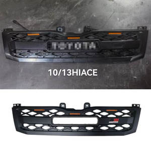 Grille avant Toyota Hiace 10-13 Noir mat en plastique ABS Style GR - Product Image 1