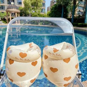 Anneaux de natation de bras pour enfants adultes manchons de bras flottants gonflables Double Air Bag flotteurs de bras de <span class=keywords><strong>piscine</strong></span> accessoires de natation - Product Image 5