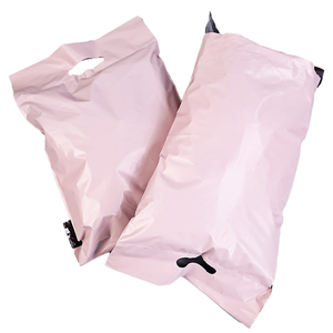 Bán buôn màu hồng tùy chỉnh in logo bốn ngón tay bao bì Di động Túi tự niêm phong túi đóng gói nhanh - Product Image 4