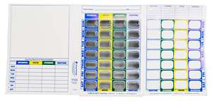 Récipient de distribution de médicaments de 31 jours Boîte d'emballage médical scellé à froid Emballage blister de pilules portable Carte blister - Product Image 6
