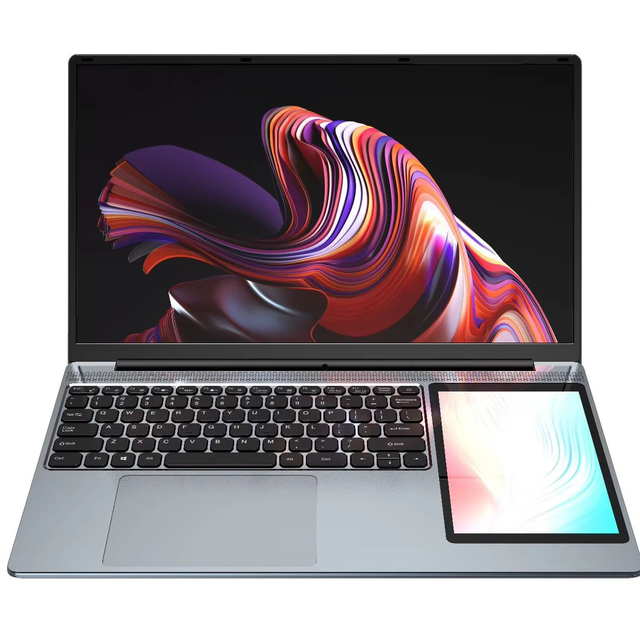 Free Shipping 15.6Inch 7Inch Dual Screen 16GB RAM 1920*1080P Business Laptop Notebook With Backlit Keyboard