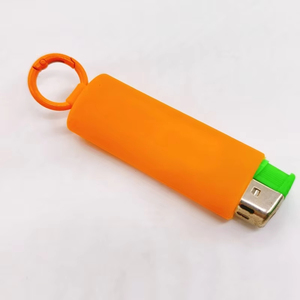 Funda de Silicona para Encendedor con Llavero Clásico para Modelo <span class=keywords><strong>BIC</strong></span>, Carcasa Protectora Anticaídas, Regalo Empresarial, Soporte para Encendedor - Product Image 5