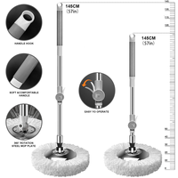 Meilleure vente 360 Spin Magic Mop Ensemble de salle de bain Ensemble de vadrouille Ensemble de vadrouille et de seau pour le ménage