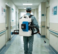 Pulverizador Eléctrico Comercial de Desinfección Tipo Mochila con Alta Tasa de Atomización para Esterilización en Espacios Públicos y Talleres