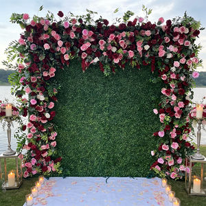 8ftx8ft Roll up Grass <strong>Wall</strong> Decor Artificial Plant <strong>Wall</strong> High Quality Green Grass Backdrop <strong>Flower</strong> <strong>Wall</strong> for Events Wedding Decor - Product Image 5
