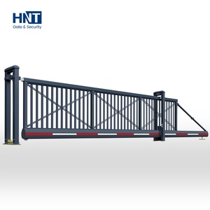 Tự Động Thương Mại Cantilever Trượt Cổng Công Nghiệp Chính Hàng Rào Cổng Xây Dựng Nhà Kho Nhà Máy Nhôm Trượt Cổng - Product Image 4