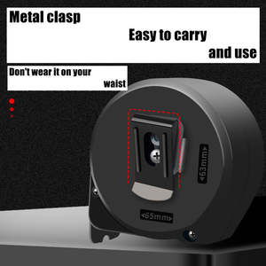 เทป7.5m25mm สีดำขนาด7.5เมตรขนาดมาตรฐานใช้สายวัดเหล็กกล้าคาร์บอนตามสั่ง - Product Image 4