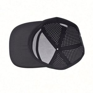 Casquette Snapback de baseball imperméable personnalisée avec logo, vente en gros, avec trous découpés au laser, collection 2025 – Nouveauté ! - Product Image 6