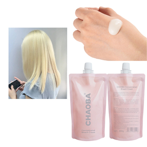 CHAOBA 400ml Crema Decolorante Profesional de Alta Calidad para Salón de Belleza, <span class=keywords><strong>Sin</strong></span> <span class=keywords><strong>Amarillo</strong></span>, Hasta 9 Niveles, Fórmula Suave, OEM, Marca Privada - Product Image 2