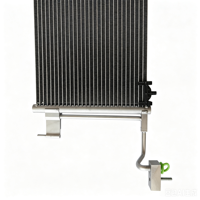 Condenseur de climatisation en aluminium à flux parallèle avec déshydrateur-récepteur intégré, référence OE 6455JC, marque Nature, modèle FLA364, pour Dongfeng Citroën Elyse R33