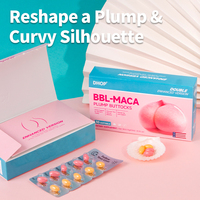 Cápsulas de Maca de Marca Privada para una Silueta Curvilínea, Venta al por Mayor, OEM, ODM, Fórmula Personalizada, Suplemento de Bienestar para Tonificar el Cuerpo