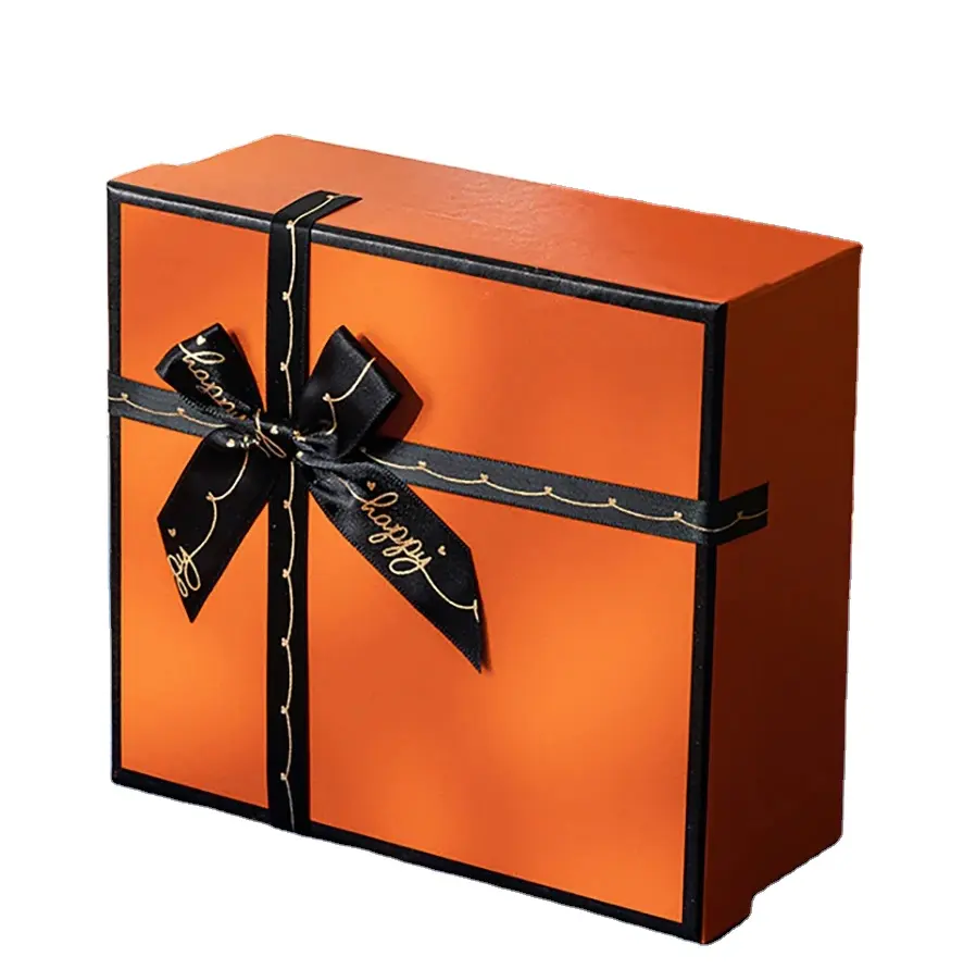 Роскошная крышка и Базовая коробка с золотым логотипом, оптовая продажа, индивидуальная подарочная упаковочная коробка для футболки, одежды, подарочная картонная коробка для шарфа