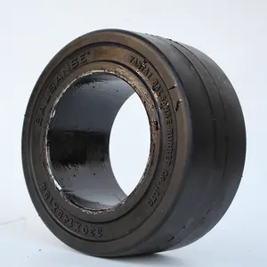 3 Stage Premium Quality Press-on Solid Tire 22x14x16 559x365x406.4 For Trailers Asphalt Finisher