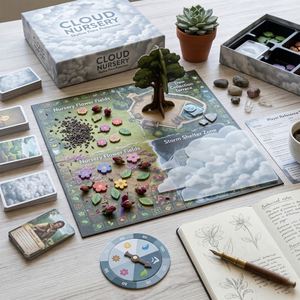Jeu de société interactif F Interactive Farm Co-op avec dés et suivi des ressources pour le team building, certifié UKCA, boîte en carton, jeu de cartes - Product Image 1
