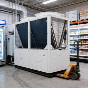 Bomba de <span class=keywords><strong>Calor</strong></span> de Aire Comercial de 150kW R32 para Calefacción <span class=keywords><strong>Central</strong></span> de Hoteles y Suministro de Agua Caliente a Gran Volumen - Product Image 4