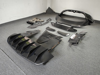 Body Kit Serat Karbon Baru Bumper Belakang (Dengan Lubang Sensor Park Assist) Spoiler Belakang untuk 720S Upgrade 765LT