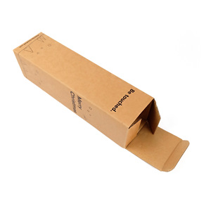 High quality Custom logo print paper water bottle packaging shipping boxes