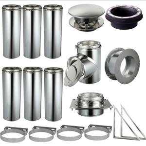 Kit <span class=keywords><strong>de</strong></span> Tubo <span class=keywords><strong>de</strong></span> Chimenea Aislado <span class=keywords><strong>de</strong></span> <span class=keywords><strong>Doble</strong></span> Pared <span class=keywords><strong>de</strong></span> 5 Pulgadas para Estufa <span class=keywords><strong>de</strong></span> <span class=keywords><strong>Leña</strong></span>, Sistema <span class=keywords><strong>de</strong></span> Humo Aislado <span class=keywords><strong>de</strong></span> Acero Inoxidable para Calefacción Residencial - Product Image 1