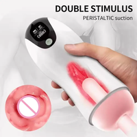 Storm Electric Aircraft Cup, Masturbateur Masculin à Aspiration Vibrante et à Canal Simulé, Jouets Sexuels pour Adultes, Vente en Gros