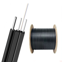 Cable de Fibra Óptica ODM 1f Core Dropcore G.657A2 para Exteriores FTTH, Cable Aéreo, Optisches Kabel, Optik GJYXCH/GJYFXCH, 1 Núcleo, 2 km