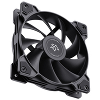Ventilador para Caja de PC SNOWMAN XF120 de 120 mm, Negro, Sin LED, 1000 RPM, Molex 4 Pines, Conexión en Cadena, 12 V CC, Bajo Costo, Venta al Por Mayor