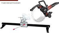 Machine de découpe de rails muraux pour fenêtres électriques Xcl avec une puissance de découpe élevée de 8900W, profondeur de 35cm, 220V, composants PLC