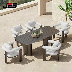 Sang trọng đồ nội thất ngoài trời Patio Set với đệm ghế và ngoài trời tếch bàn ăn - Product Image 3