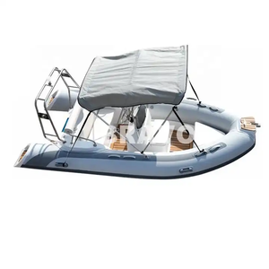 <span class=keywords><strong>Bateau</strong></span> pneumatique RHIB430 blanc <span class=keywords><strong>de</strong></span> <span class=keywords><strong>14</strong></span> <span class=keywords><strong>pieds</strong></span> (430 cm) le plus vendu pour la pêche - Product Image 2