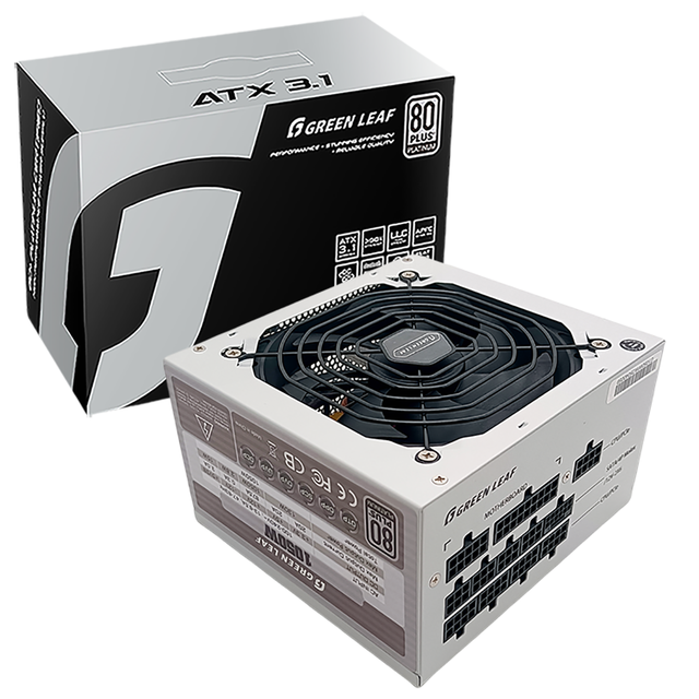 Greenleaf 80plus Platinum Full Module Power Supply 24Pin 1000W-1250W Private Mold ATX Gaming PC Desktop Server Stock 120mm FDB