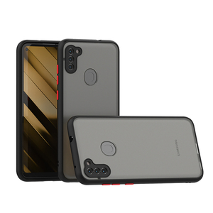Para Samsung A11 M11 F22 humo mate teléfono casos Color borber <span class=keywords><strong>a</strong></span> prueba de golpes <span class=keywords><strong>a</strong></span> prueba de funda para teléfono móvil para Samsung <span class=keywords><strong>Galaxy</strong></span> A22 F52 M32 M42 A82 cuántica - Product Image 6