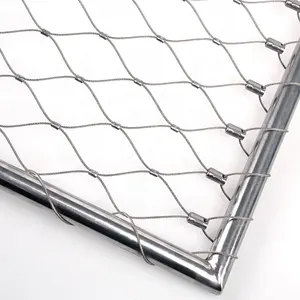 Edelstahl INOX Kabel Drahtseil gitter Flexibles Metall Starkes Voliere nnetz Für Vogel Zoo Zaun Mesh Anti Bird Net