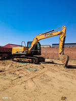 Excavatrices d'occasion en bon état Sany 155 Sy155C 15 tonnes, excavatrice sur chenilles avec moteur Isuzu Sy 155 pour travaux de terrassement