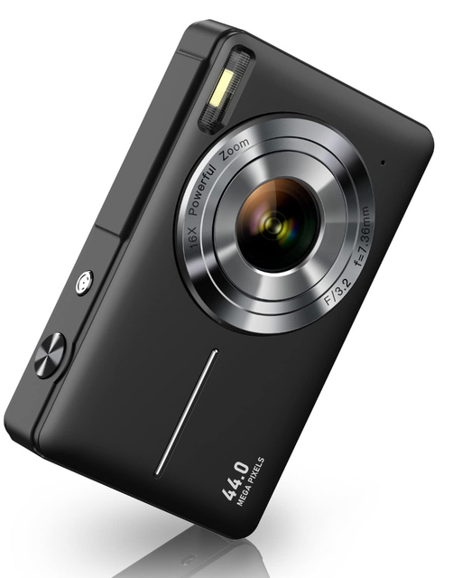 44MP Clarity FHD 1080P Video 2.4 Inch Display Simplified Photography Auto Focus CMOS Sensor Element Type Digital Camera