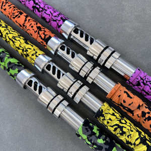 7'6 "nouveau <span class=keywords><strong>pas</strong></span> <span class=keywords><strong>cher</strong></span> filature bateau leurre tige personnalisée en Fiber de verre résine époxy fibre de verre pêche poisson-chat lueur tige - Product Image 2