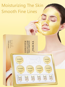 24 Ayar Altın Folyo Jel Yüz Maskesi, Nemlendirilmiş ve Yaşlanma Karşıtı Bir Cilt Yaratır ve Kırışıklıkları Azaltır - Product Image 3