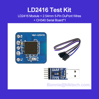 Nouveau module radar mini 24G HLK-LD2416 avec antenne intégrée, détection de présence humaine, mouvement et statique, 14x14mm pour maison intelligente