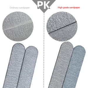 Lime à ongles double EVA de manucure professionnelle bande de frottement de polissage de haute qualité lime spéciale de placage de bois de sable gris lavable - Product Image 5