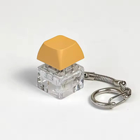 Porte-clés de clavier créatif et coloré, très populaire, avec impression UV, design de dessin animé, en PVC - Cadeau